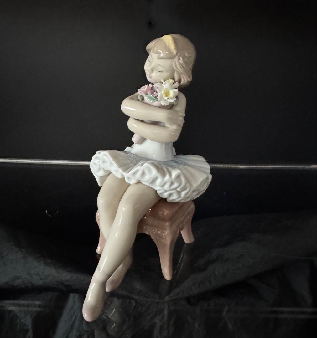 【完品⭐️LLADRÓ】絶版希少 No.6763「初めての舞台」バレリーナ