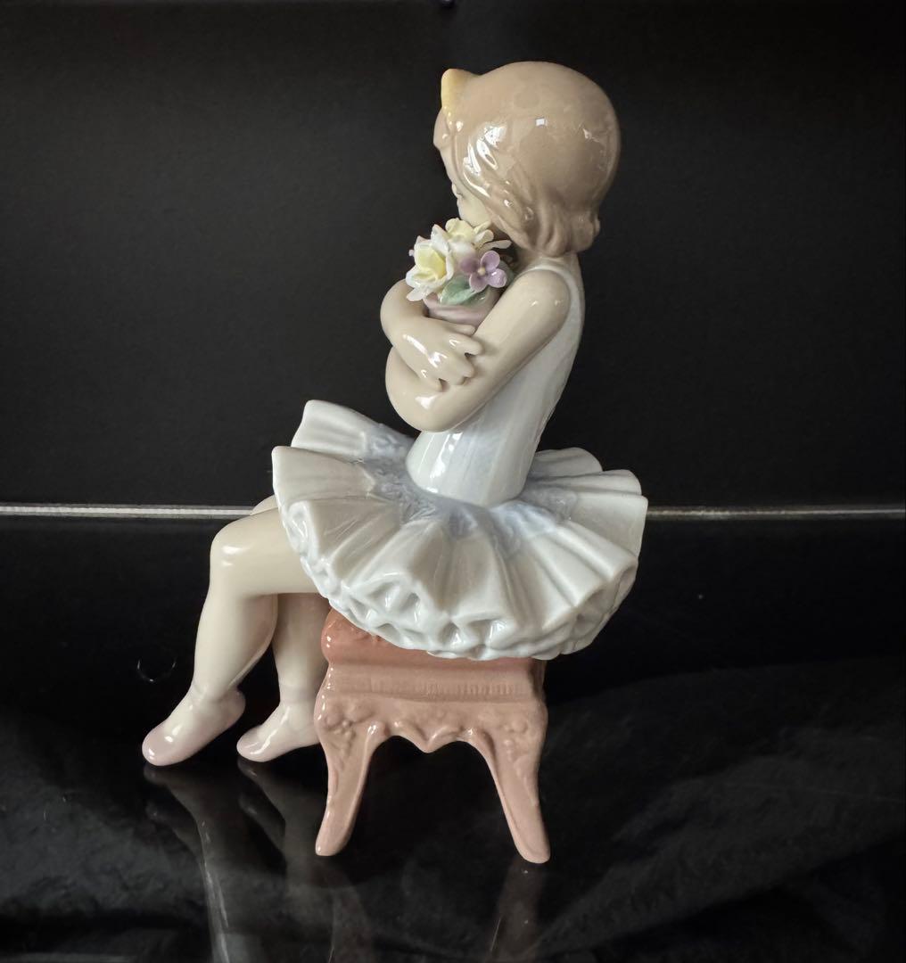 【完品⭐️LLADRÓ】絶版希少 No.6763「初めての舞台」バレリーナ