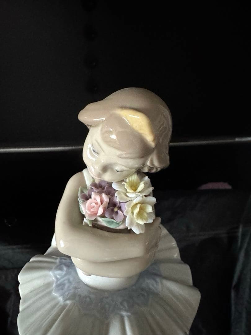 【完品⭐️LLADRÓ】絶版希少 No.6763「初めての舞台」バレリーナ