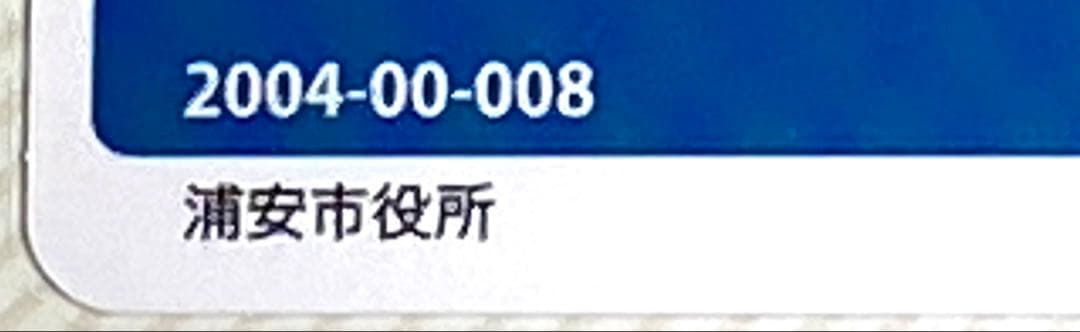⚫️マンホールカード 第12弾 千葉県 浦安市 A001 ロット008 匿名配送