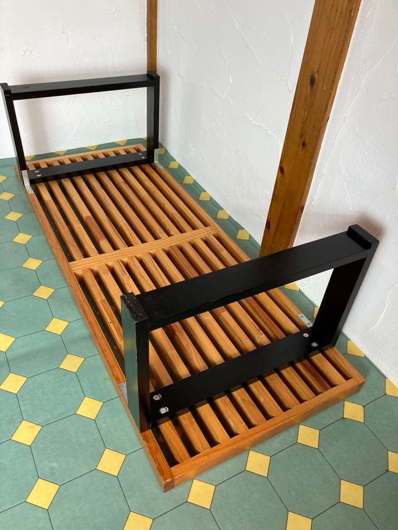 ジョージネルソン　ネルソンベンチ　リプロダクト　ガラス天板付き　ネルソン