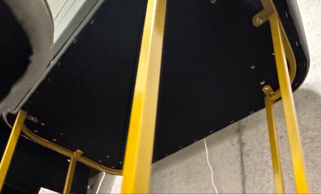 化粧デスク + 椅子/鏡 セット グレー/白マーブル