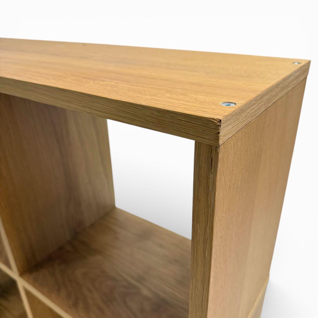 無印良品 MUJI スタッキングシェルフ 2段2列 オーク材 北欧 ナチュラル