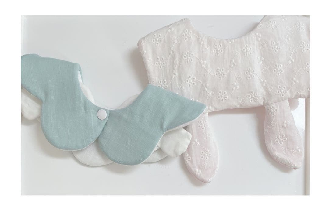 ハンドメイドスタイ　天使のはねスタイ　mina様