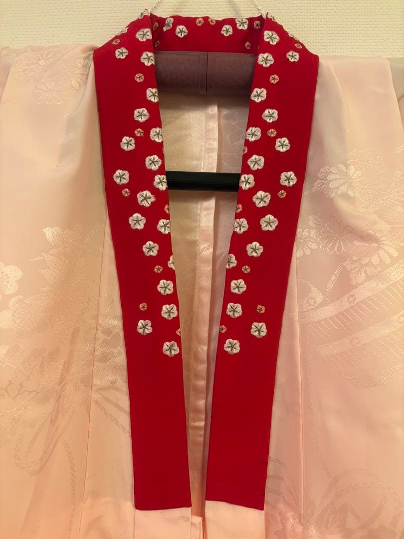 七五三　7歳　女の子　正絹　着物・長襦袢.帯