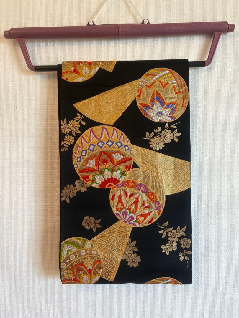 七五三　7歳　女の子　正絹　着物・長襦袢.帯