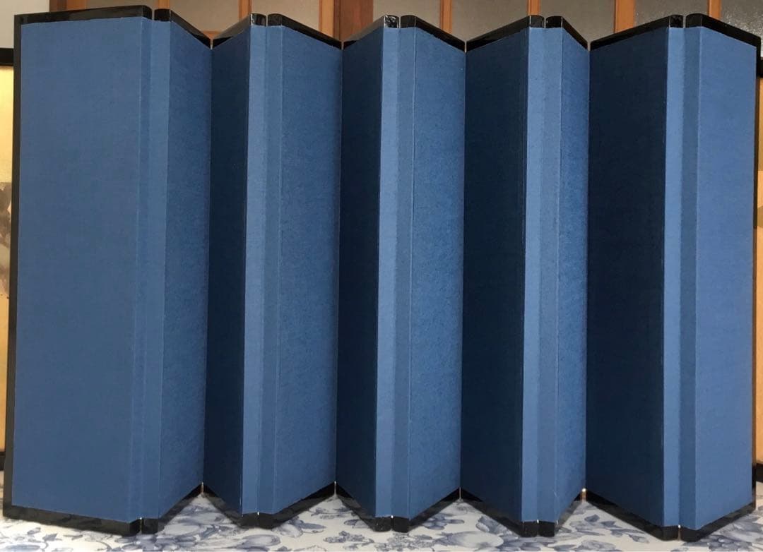 [専用] 錫箔花かすみ十曲一本物 屏風　13号　　お正月飾り用に・ひな祭り用に