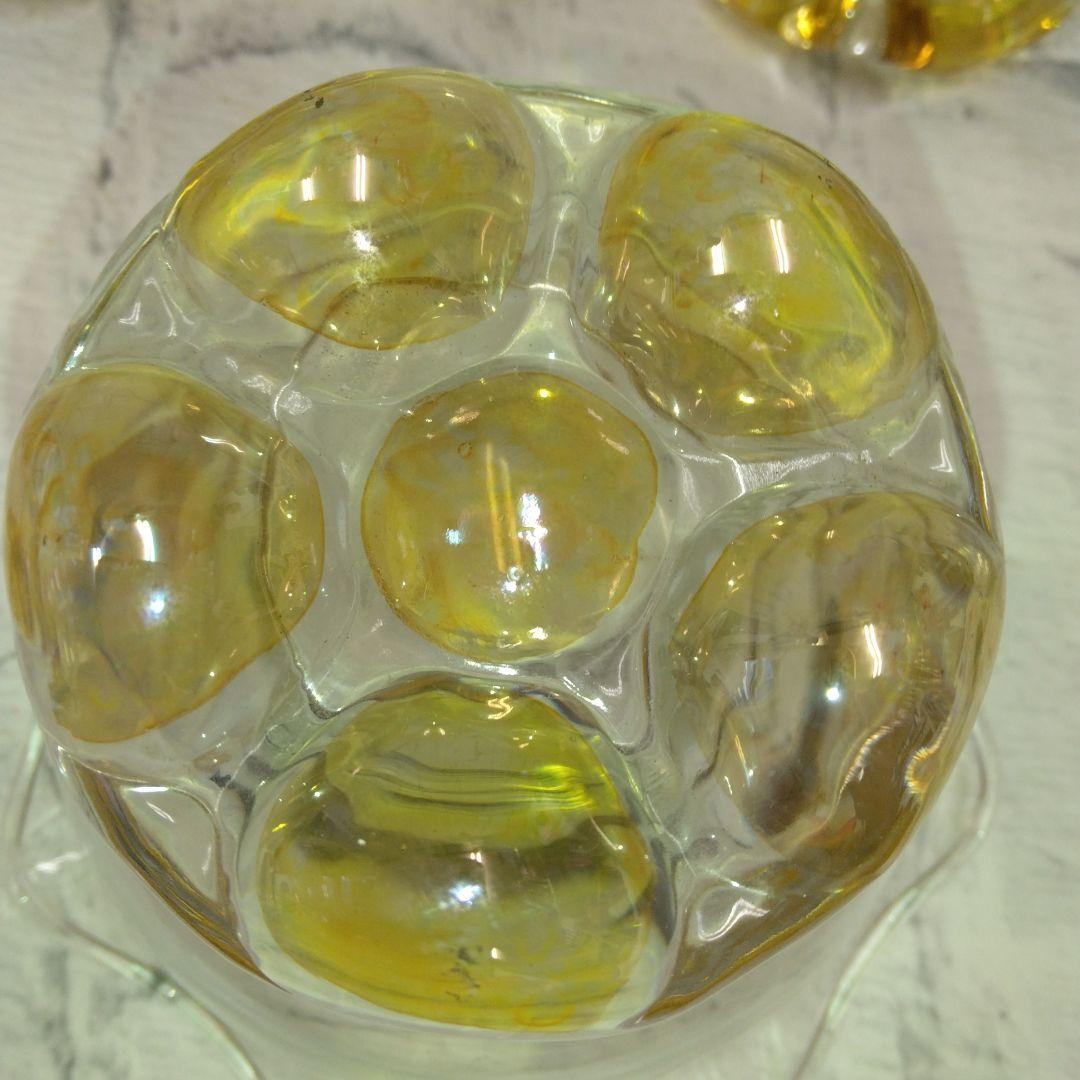 大正レトロ　ぎやまんのデザートボウル5客セット