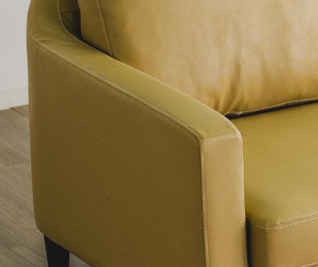 コンパクトサイズ ＰＶＣ２人掛けソファ 合成皮革 ラブソファ モダン（1025）