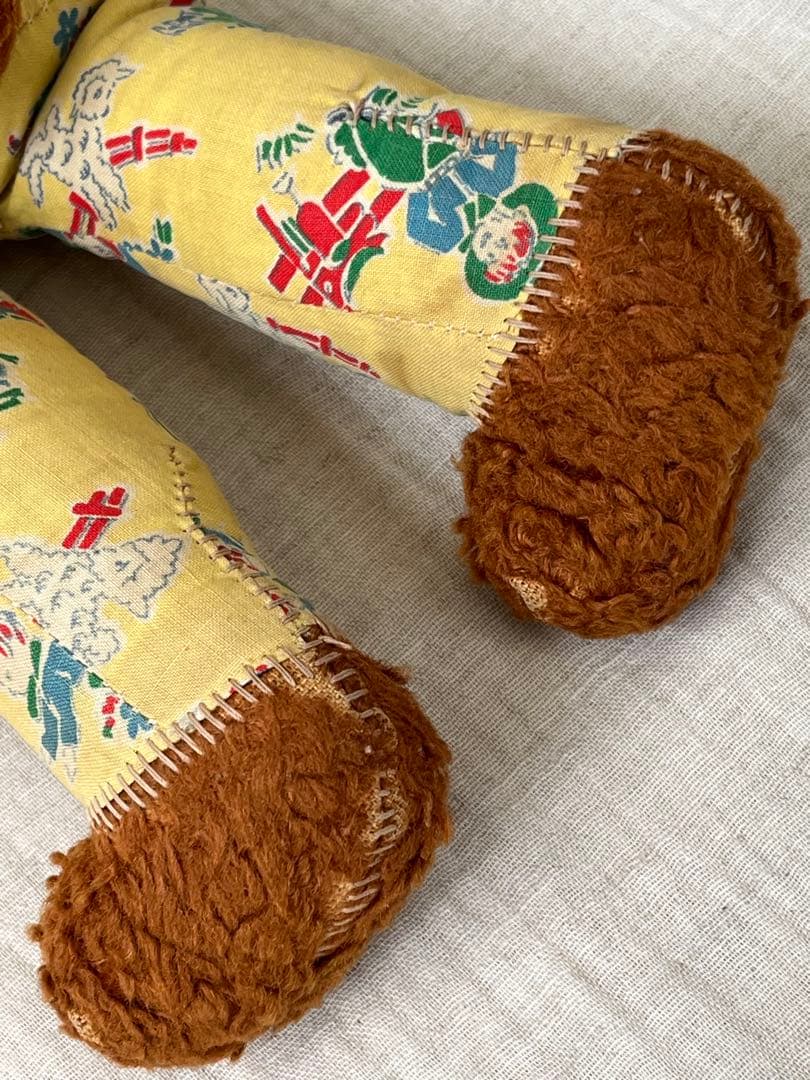 アンティークヴィンテージGUNDラバーフェイスドールテディベア ぬいぐるみベア