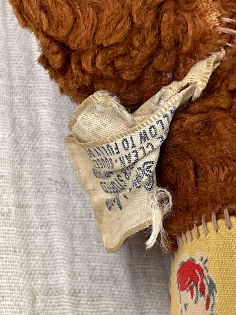 アンティークヴィンテージGUNDラバーフェイスドールテディベア ぬいぐるみベア