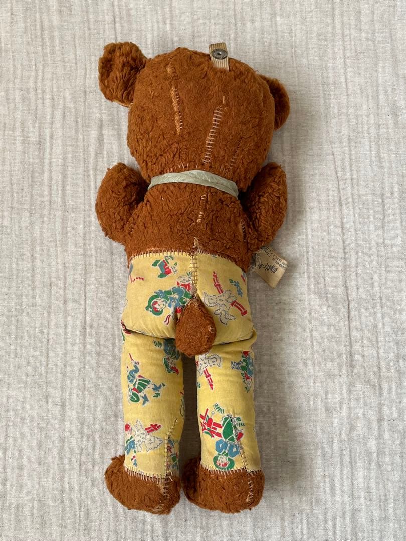 アンティークヴィンテージGUNDラバーフェイスドールテディベア ぬいぐるみベア