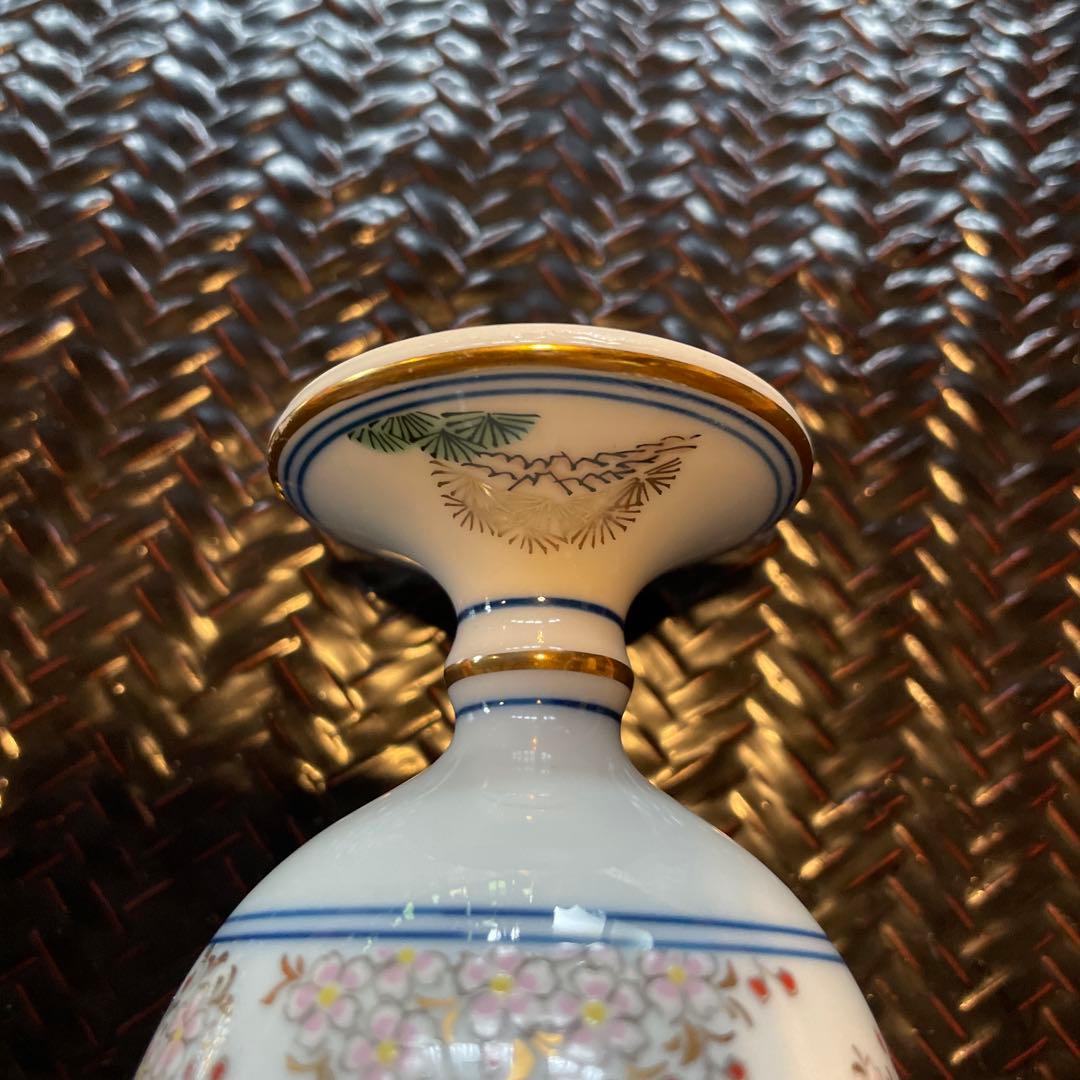 有田焼 明治香蘭社意匠 賞美堂本店 其泉 春秋文 ゴブレット4客セット　豪華