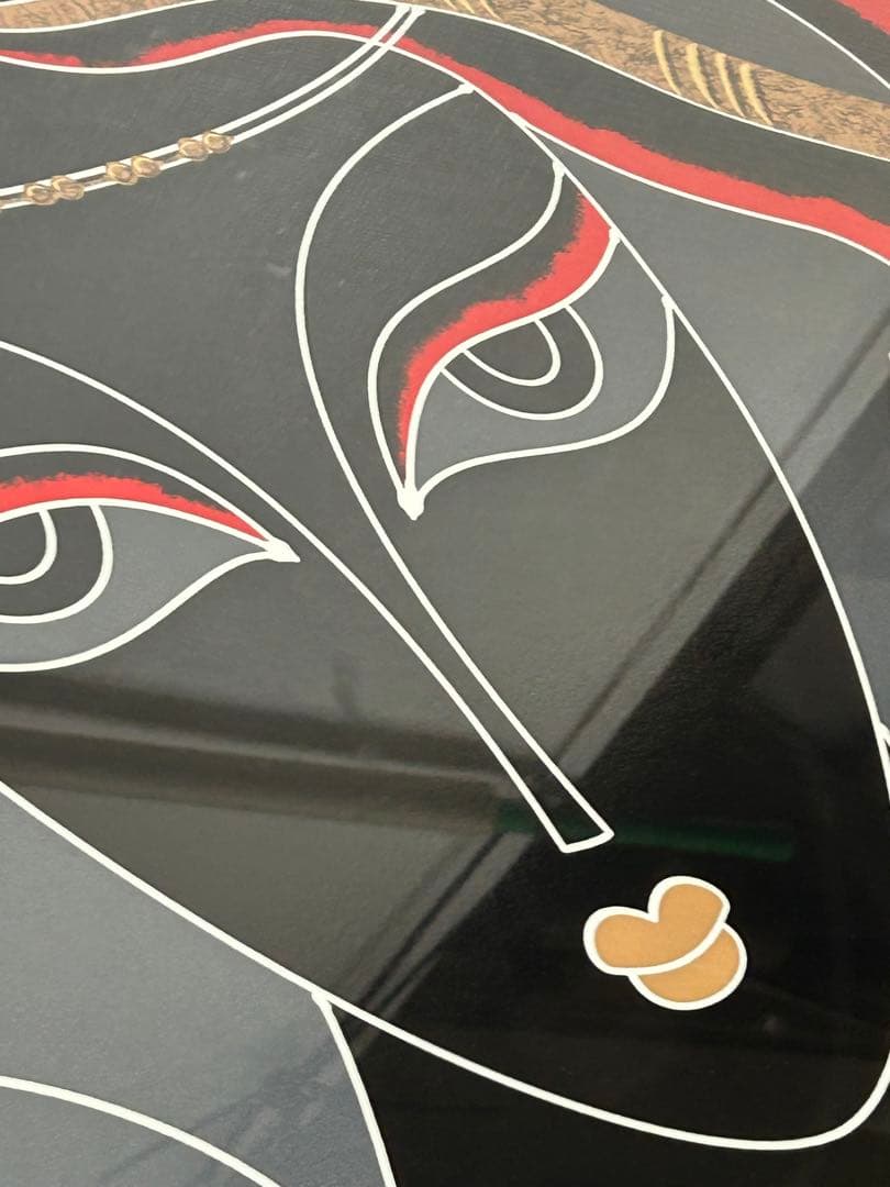 「アラビアの神話」　マーティロ・マヌキアン　作品証明書有　シルクスクリーン　絵画