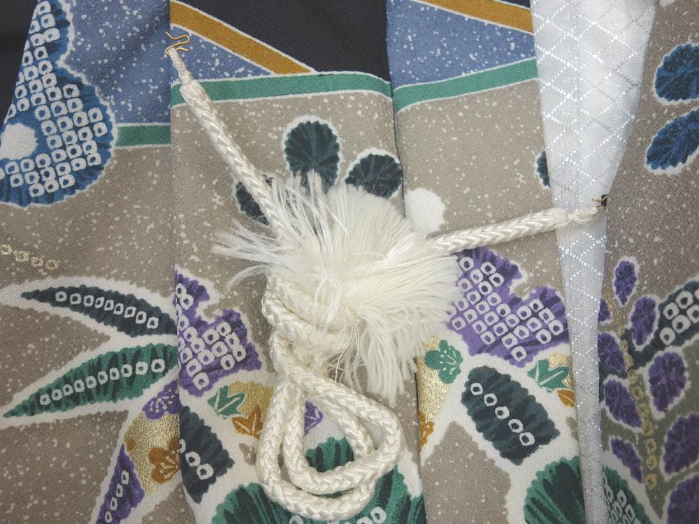 中古美品 七五三 五歳 男の子 9点セット 小物付き 黒■N71022-8