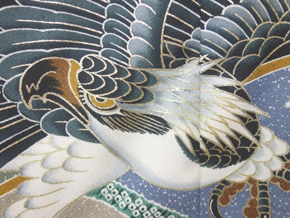 中古美品 七五三 五歳 男の子 9点セット 小物付き 黒■N71022-8