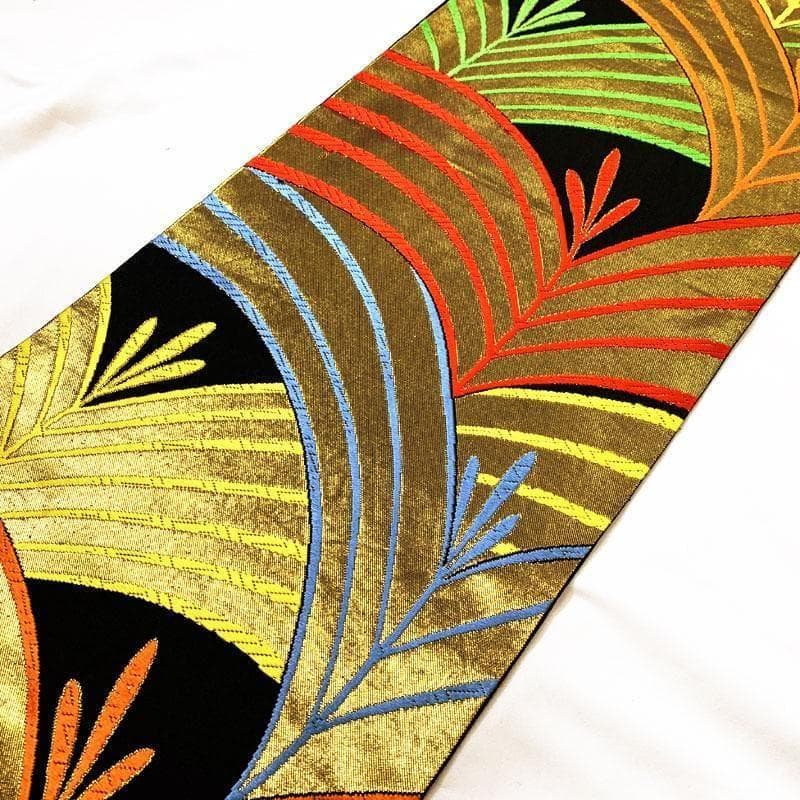 0ag57◆逸品！川島織物 祝着 松文 七五三 七歳 ハーフ成人式 全通袋帯