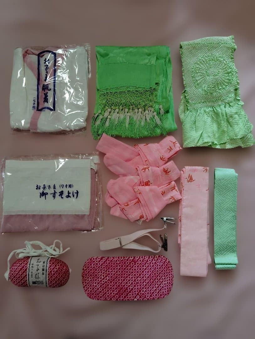 高*木様 七五三用 ７歳　正絹着物セット