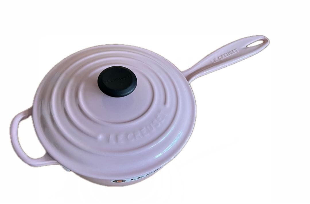 ル・クルーゼ】20㎝ 片手鍋 シュガーピンク