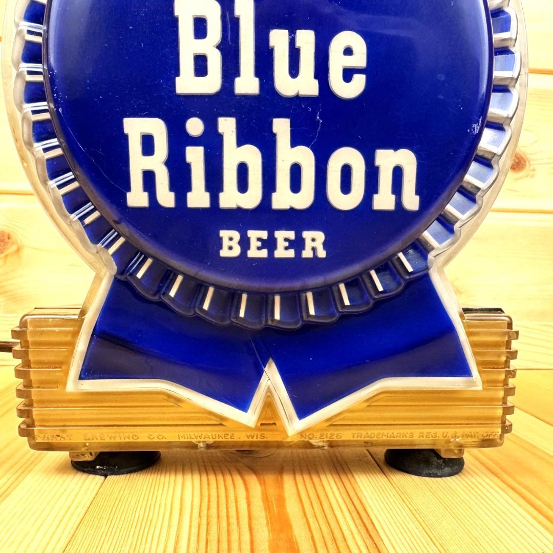 激レア Pabst Blue Ribbon パブスト ビール ライト ビンテージ