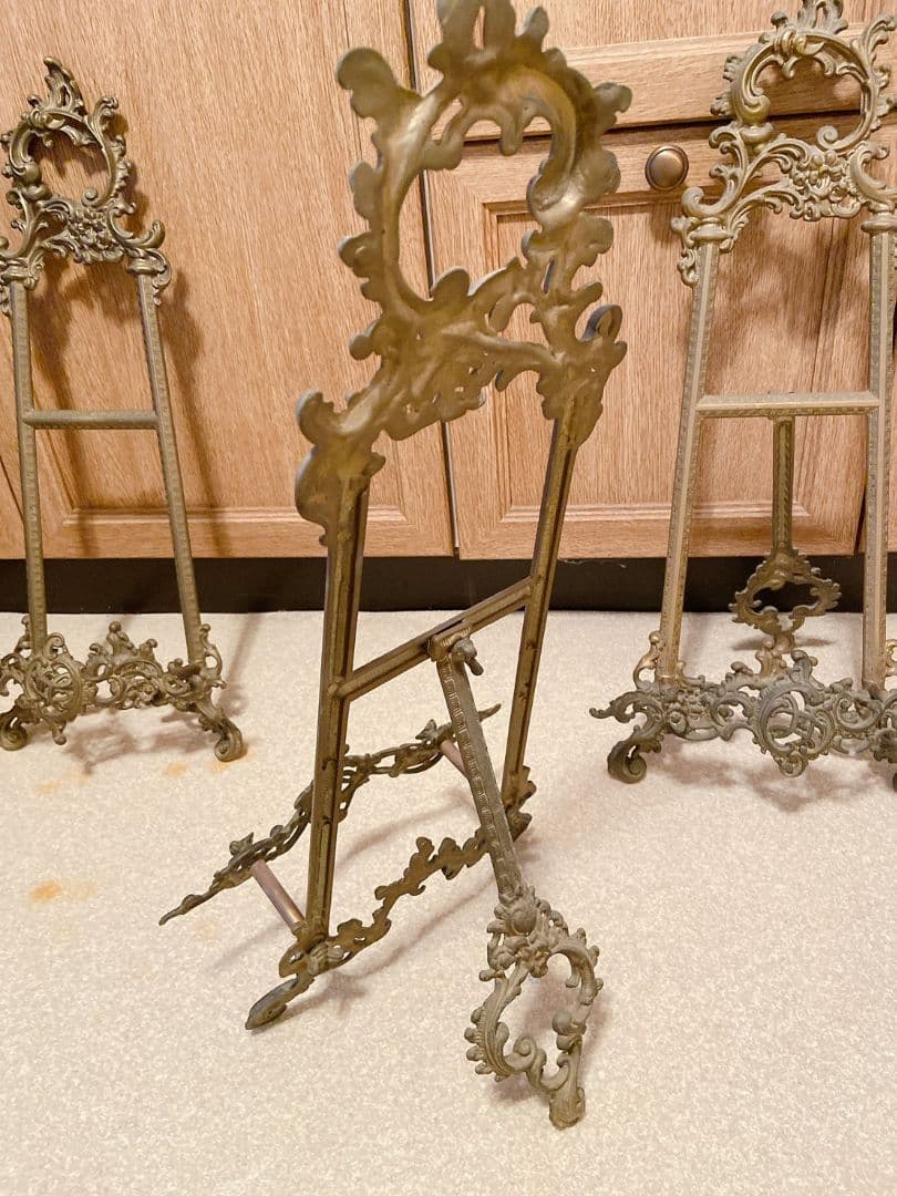 【年末値下げ中！】アンティーク　鉄製　イーゼル