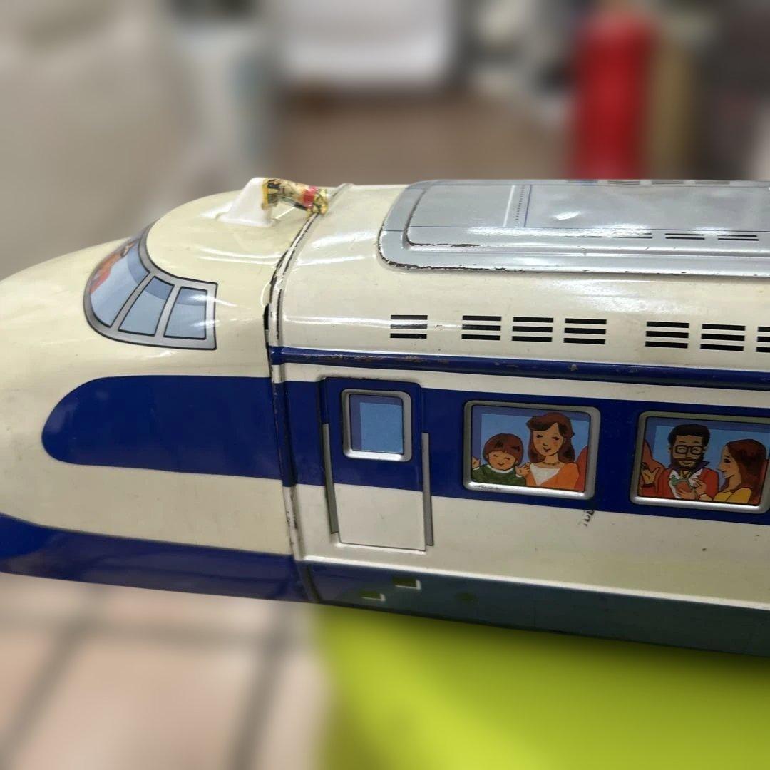 イチコー ブリキの電車 新幹線 ひかり号 全長60cm当時物 玩具 超特急