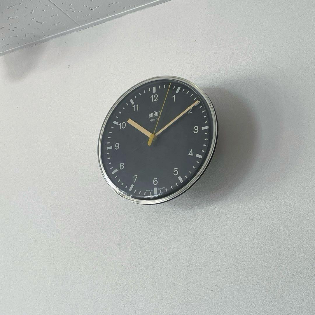ヴィンテージ BRAUN ABW22 ウォールクロック 掛け時計 ドイツ製