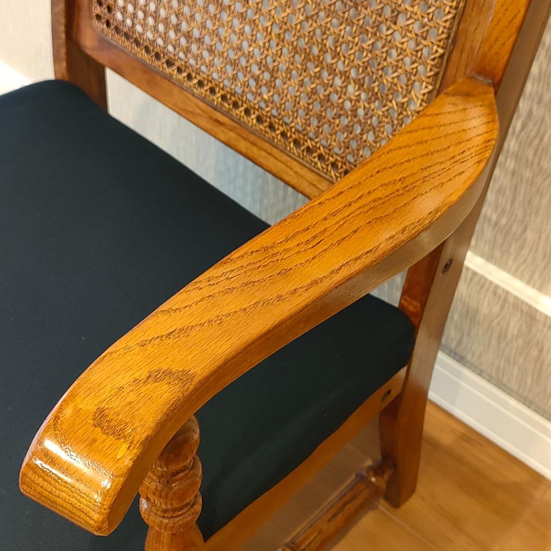 三越ブルージュ アームチェア ラタンバック 三越製作所 - メルカリ