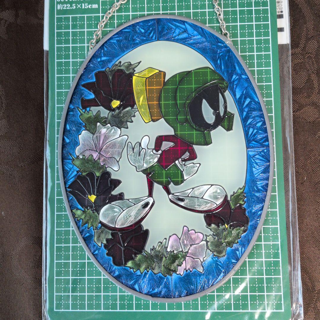 マービン・ザ・マーチャント ステンドグラス　壁掛け サンキャッチャー　希少