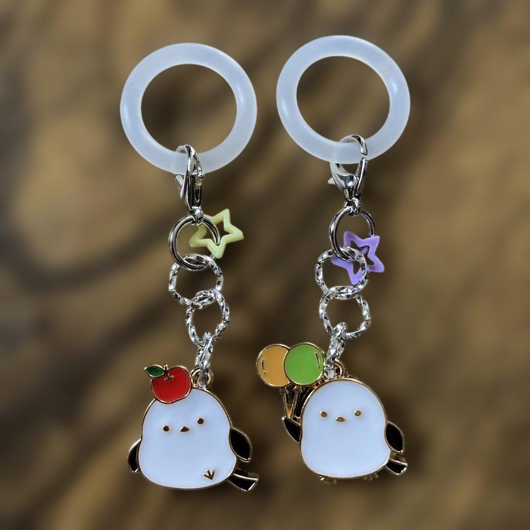 シマエナガ めじるしアクセサリー アンブレラマーカー - メルカリ