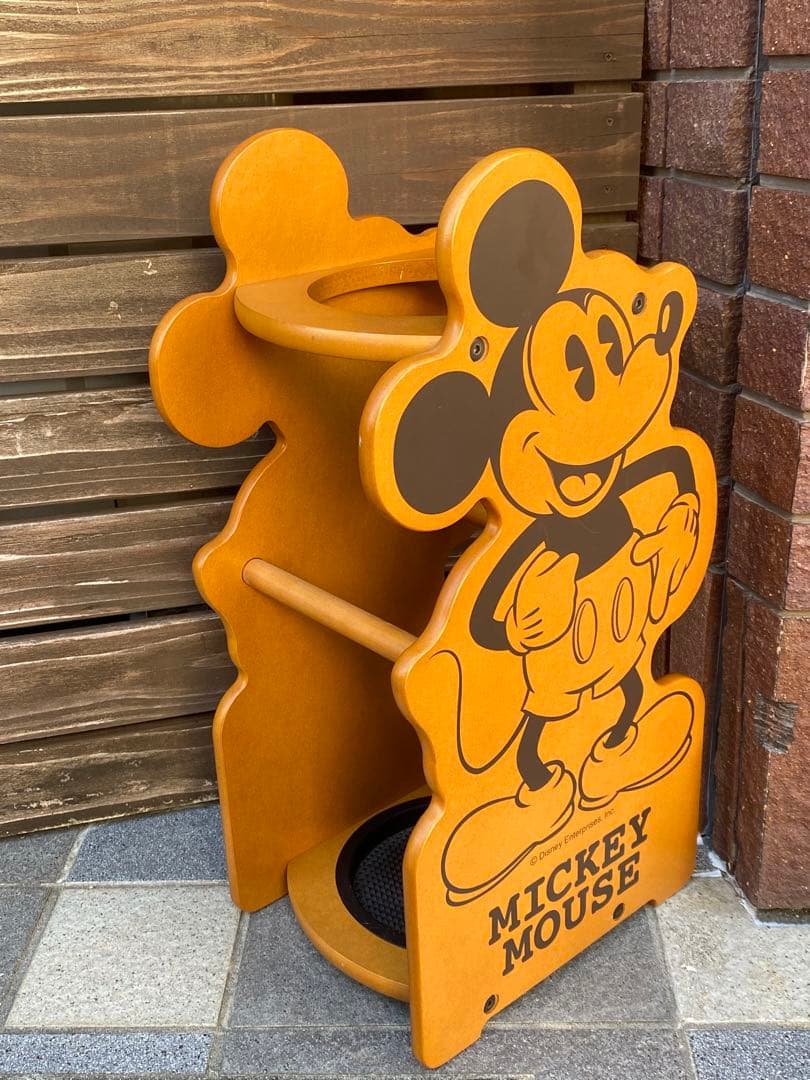 レア♦️木製 ミッキーマウス♦️ヴィンテージ ミッキーが玄関でお