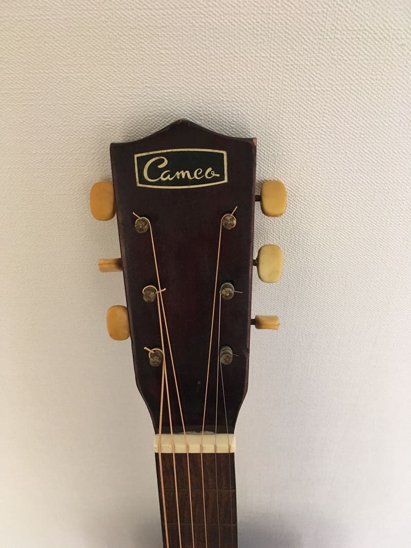 希少ビンテージCameo AS-1日本アコースティックギタートラベルパーラー