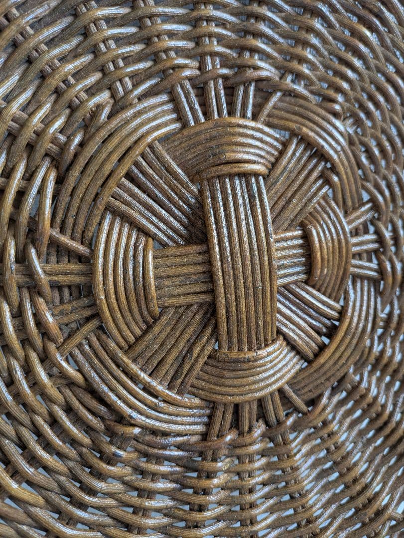 アケビヅル細工　特注大型トレイ　約49センチ