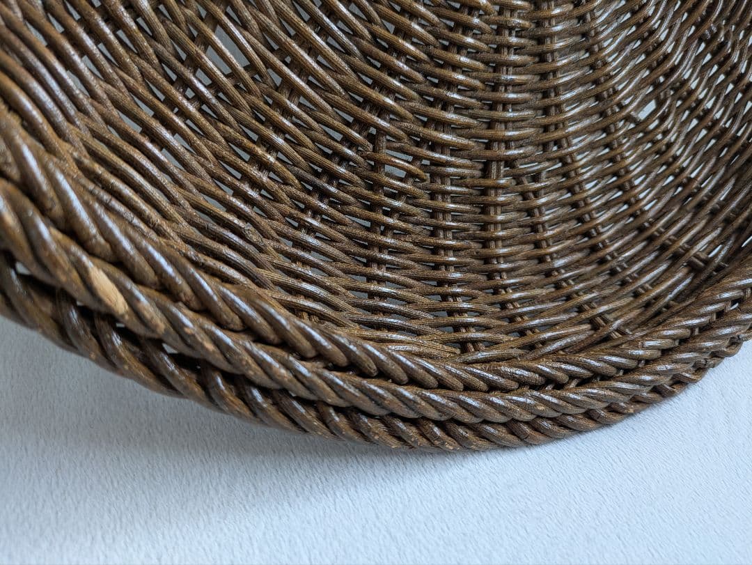 アケビヅル細工　特注大型トレイ　約49センチ