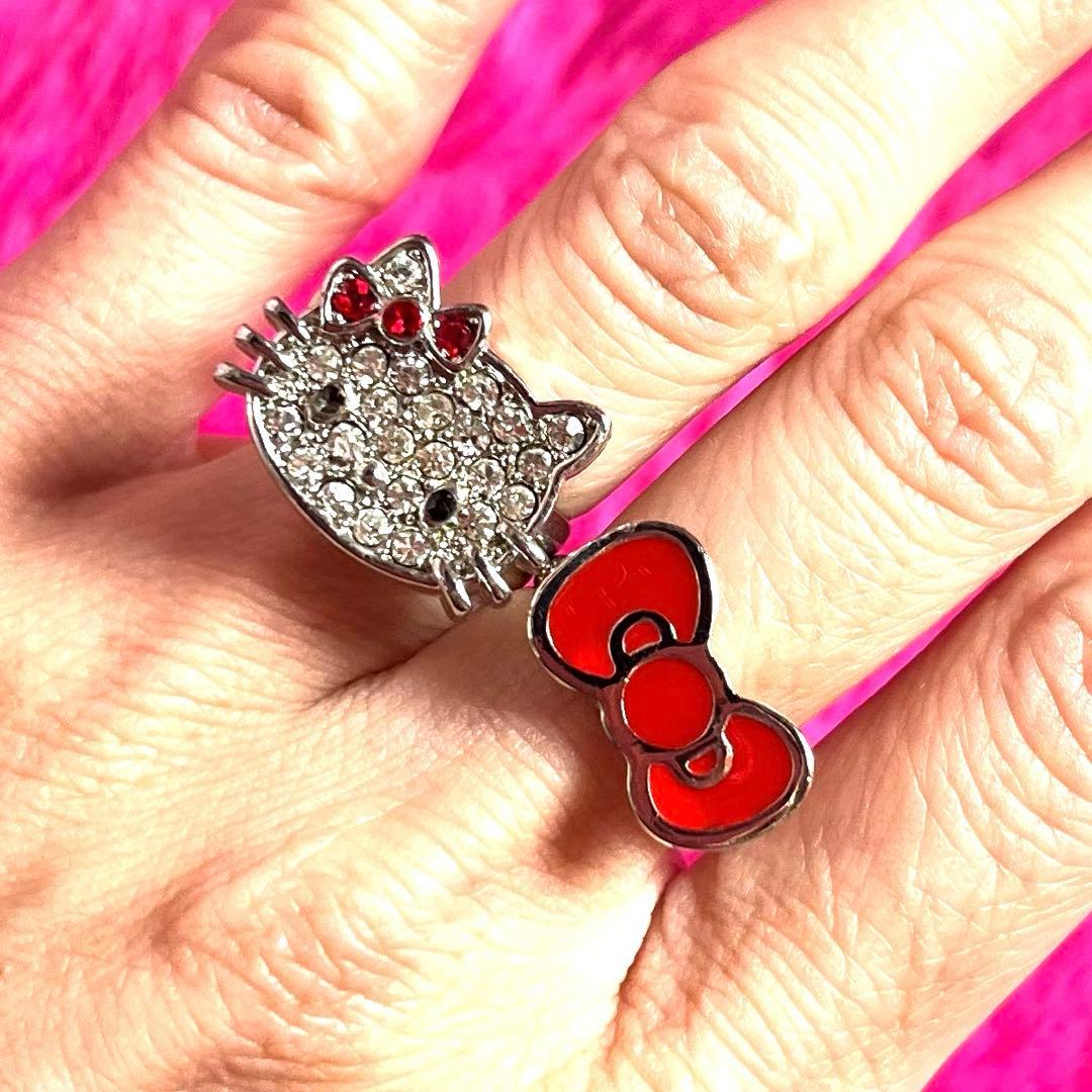 ☆最終価格☆ ハローキティ アクセサリーセット リング ピアス【平成