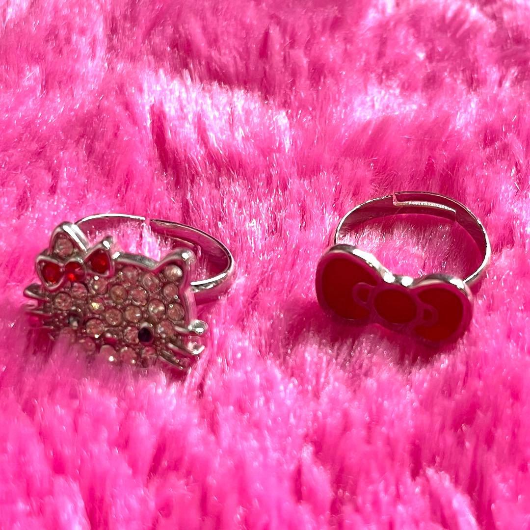 ☆最終価格☆ ハローキティ アクセサリーセット リング ピアス【平成