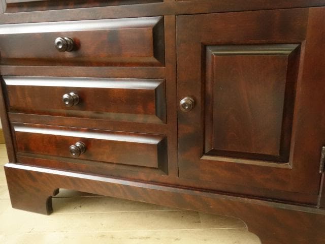 北海道民芸家具　ＨＭ８００ビューロー　ライティング　 再塗装済　ＵＳＥＤ