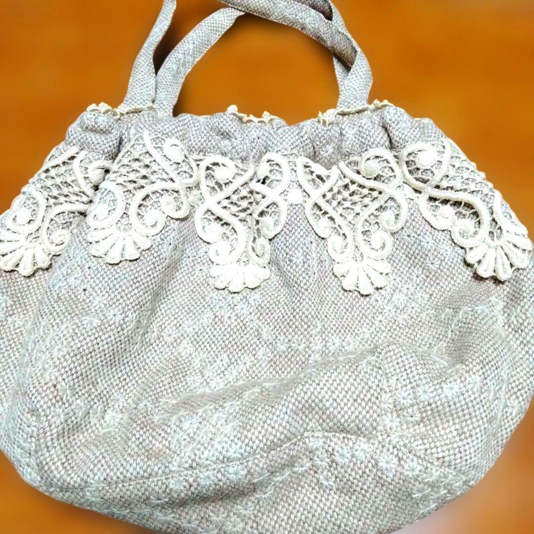 高級ハンドメイド手提げ