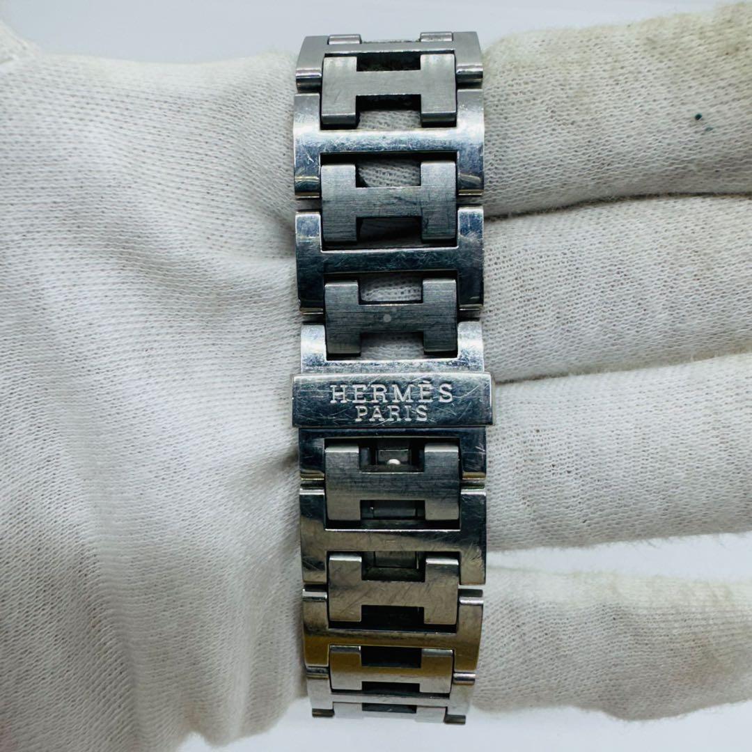 ✨HERMES✨エルメス✨クリッパー✨ダイバー✨クロノグラフ✨シルバー✨腕時計✨