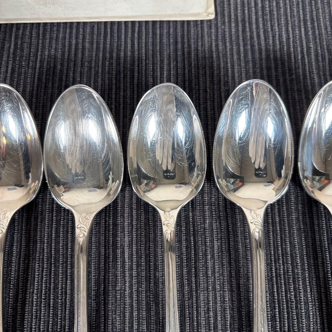 クリストフル マルリー シルバー ケーキフォーク+コーヒースプーン 12P