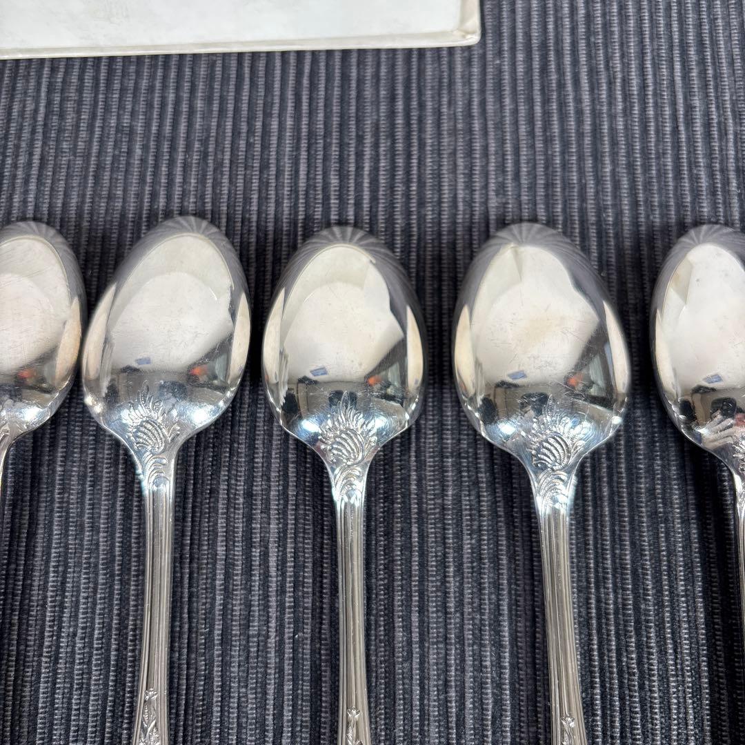 クリストフル マルリー シルバー ケーキフォーク+コーヒースプーン 12P