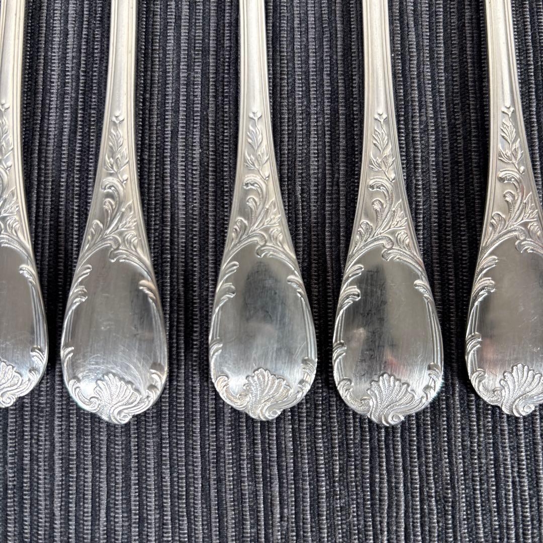 クリストフル マルリー シルバー ケーキフォーク+コーヒースプーン 12P