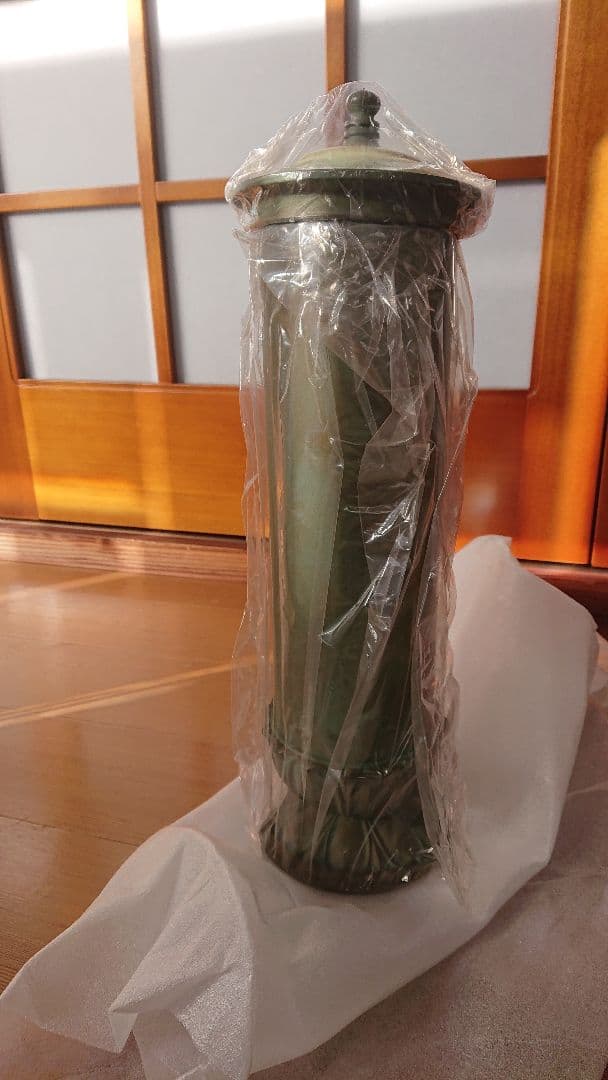 経筒 大 紙箱入 37cm 銅製