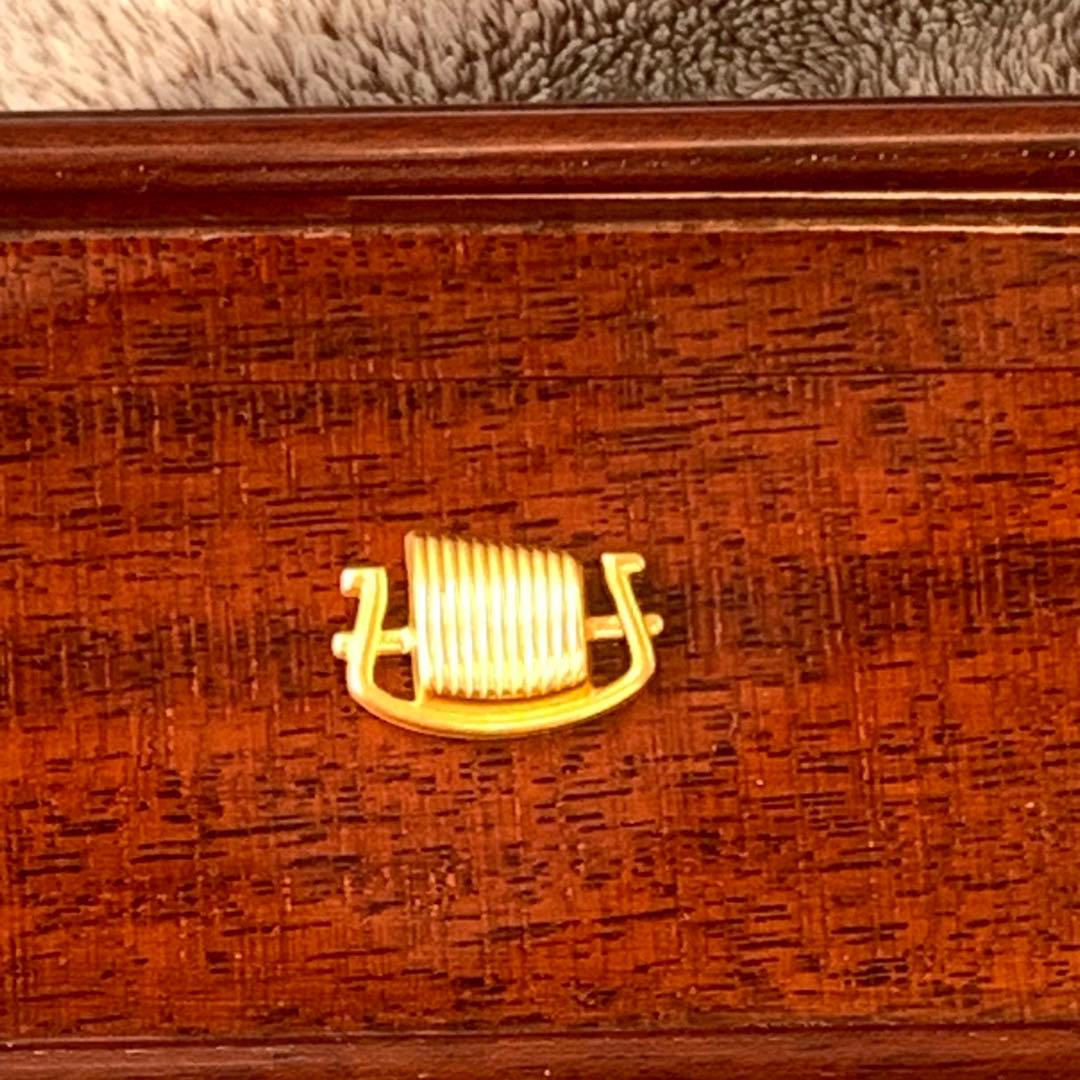 SANKYO ORPHEUS マホガニー木製オルゴール