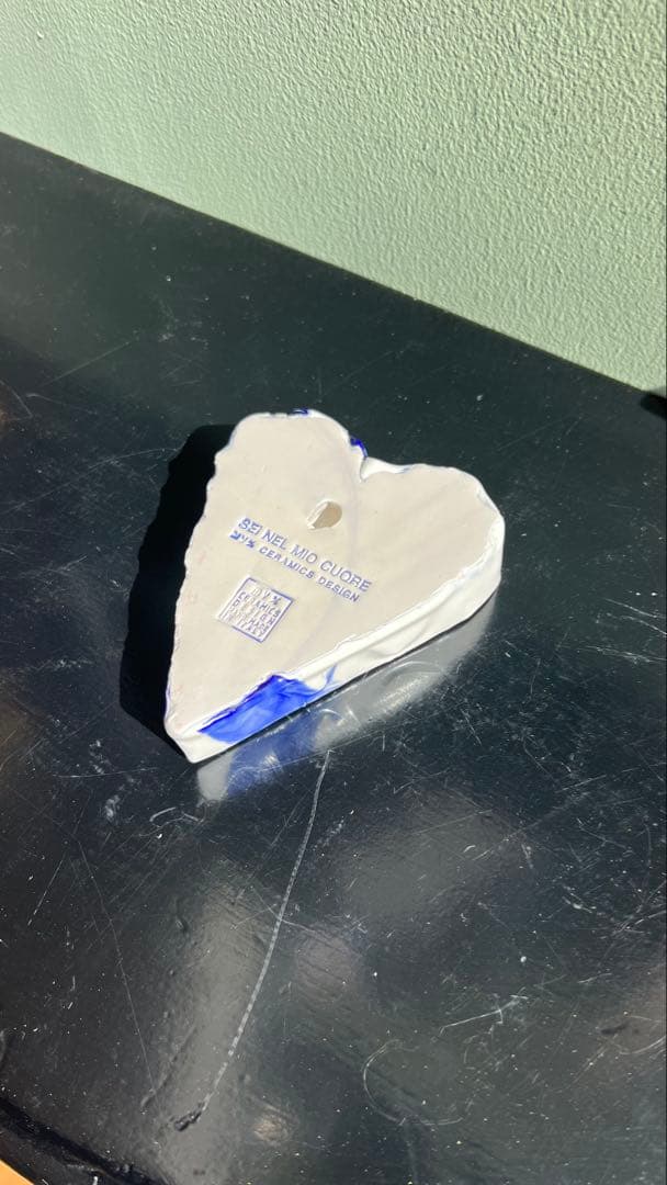 週末セール！MV% ストライプのハート大サイズ