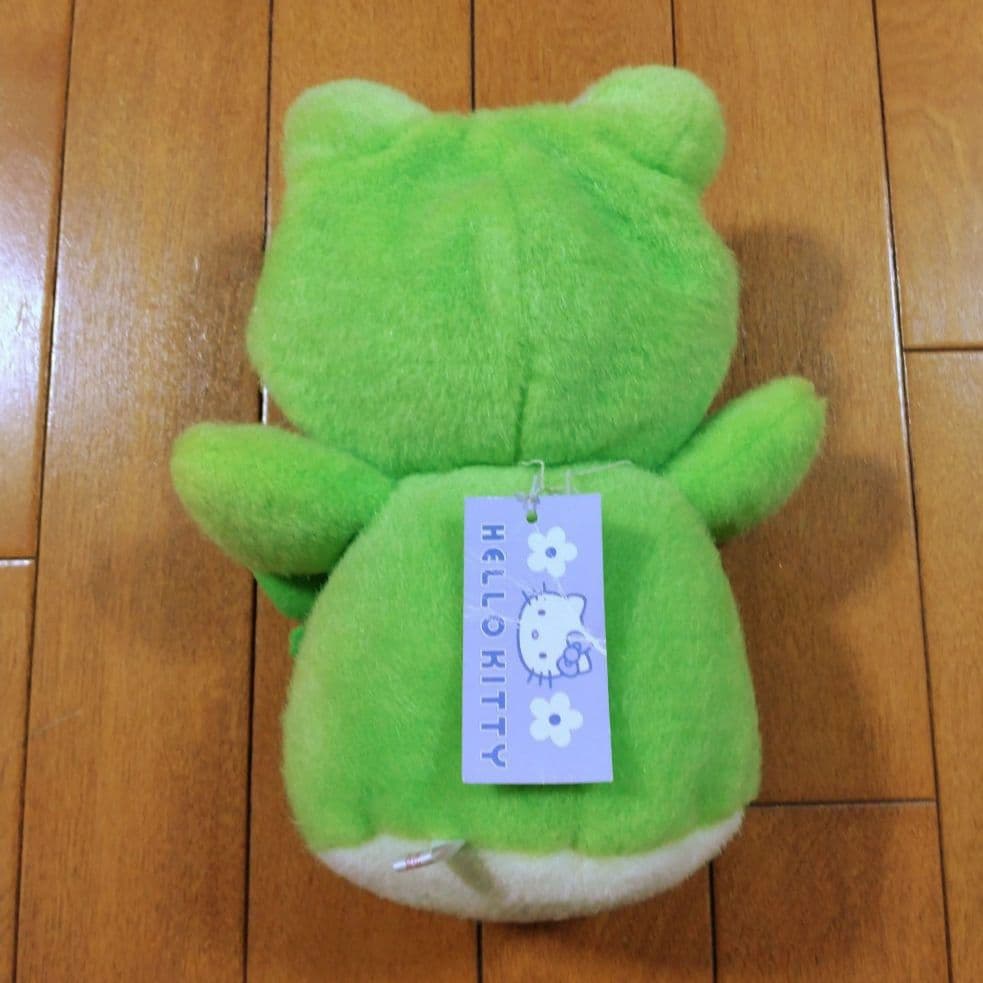 希少 タグ付き ハローキティぬいぐるみ着ぐるみカエル1998年製 - メルカリ