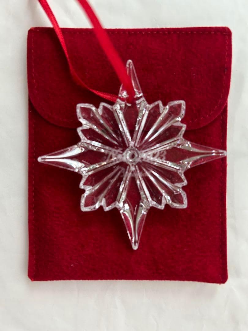 新品✷Baccarat バカラ 2023 クリスマス オーナメント クリスタル