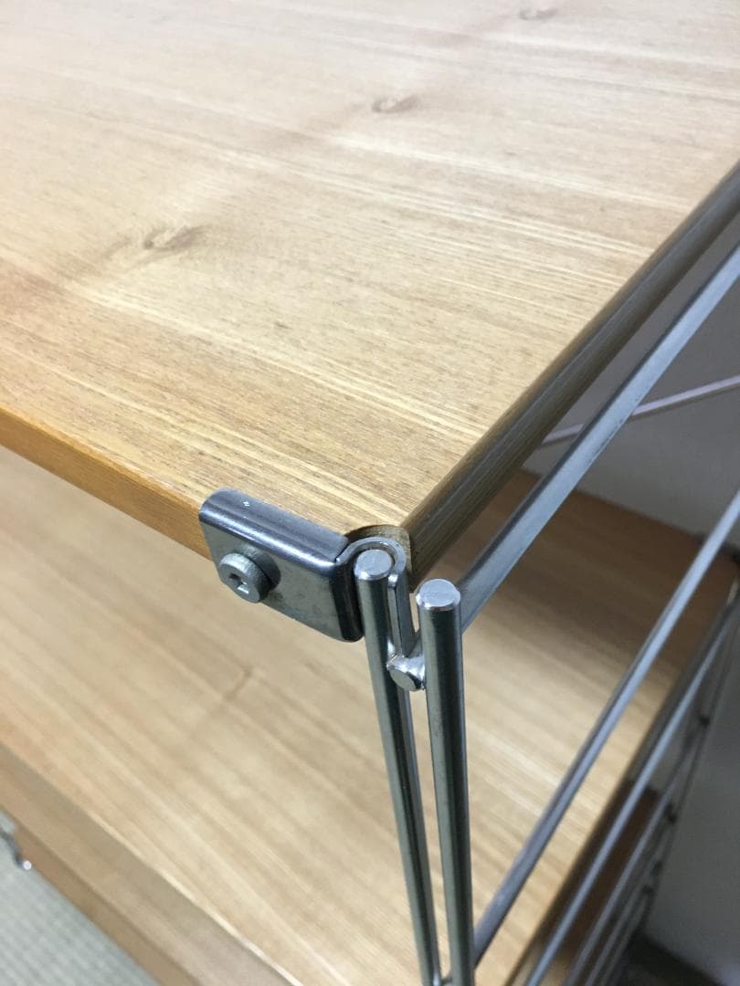 ナビル　無印良品　ステンレスユニットシェルフ