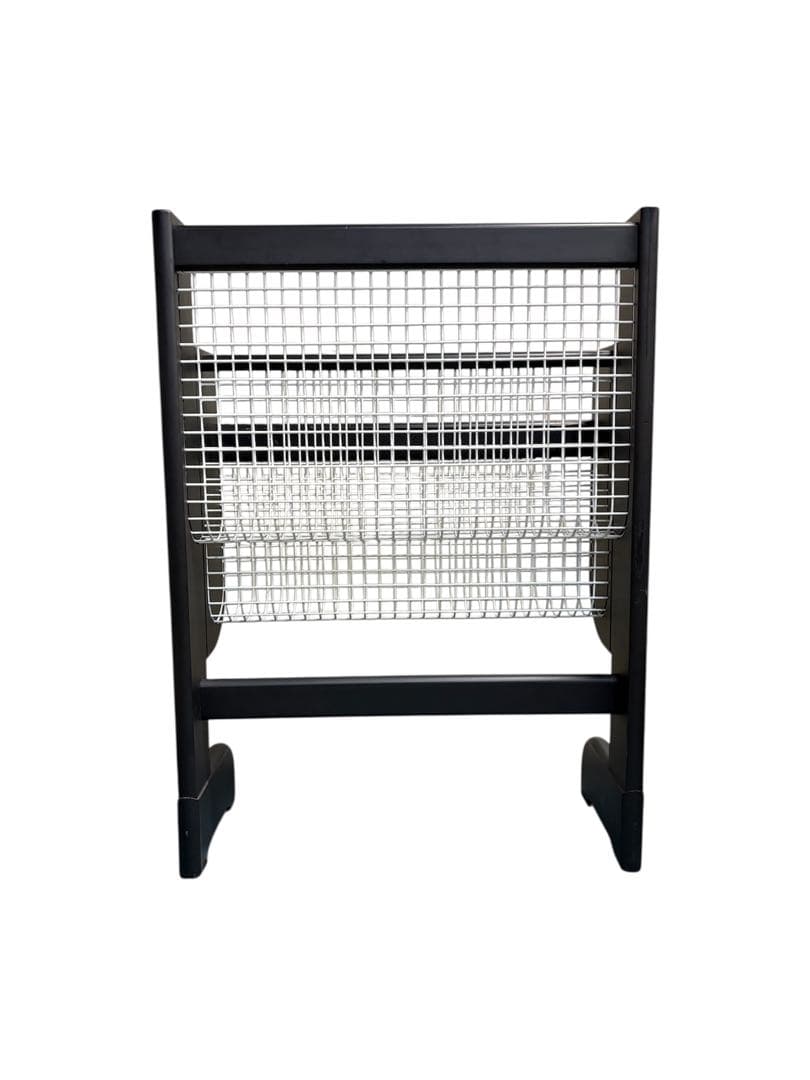 80-90's カリモク マガジンラック レトロモダン ミッドセンチュリー