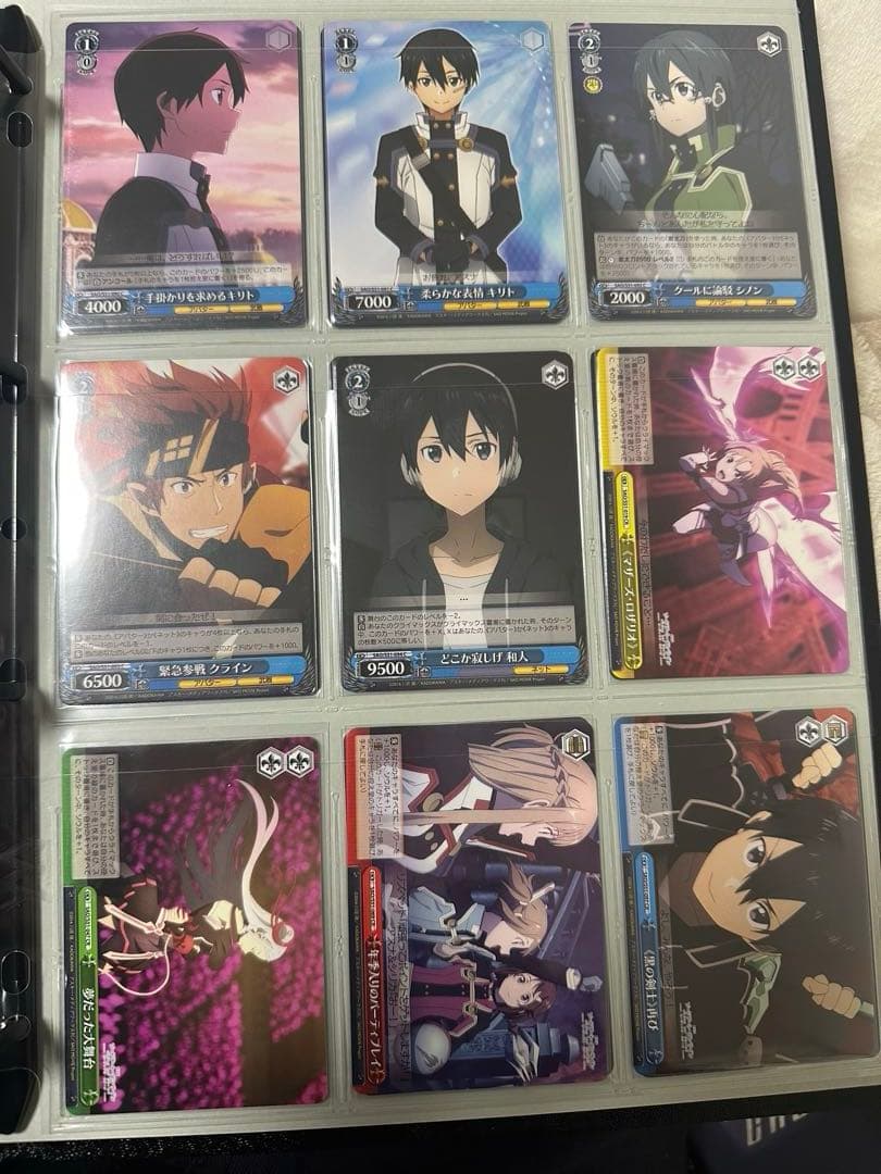 ソードアート・オンライン 箔押しサイン SAO ヴァイスシュヴァルツ